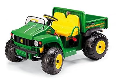 Peg Perego - véhicule electrique - John Deere Gator Tracteur 2 places avec benne basculante 12 volts