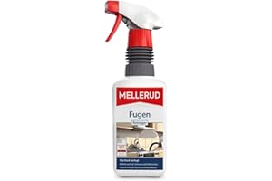 ‎MELLERUD MELLERUD Fugen Reiniger | 1 x 0,5 l | Säurefreies Reinigungsmittel gegen Fett, Schmutz, Verkrustungen und Pflegefilme auf Fugen