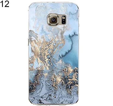 Lastnight Marble Pattern Soft TPU Shockproof Phone Case Cover For Samsung - 12 For Samsung S7edge