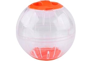 YOUTHINK Hamster Ball, 12cm Plastic Pet Rodent Mice Gerbil Jogging Ball Hamster Toy (Orange)