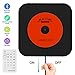 Produktbild CD Player Bluetooth an der Wand montierbaren tragbaren CD-Musik-Player mit Fernbedienung für Kinder und Studenten, FM-Radio Eingebauter HiFi-Lautsprecher, unterstützt USB/MP3/3,5 mm Kopfhörerbuchse/AUX Eingang-Ausgang (Schwarz)