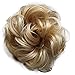 PRETTYSHOP Scrunchy Scrunchie Bun Up Do Hair Piece Hair Ribbon Ponytail Extensions Wavy Messy Blond mix # 86Ah613 G30A
