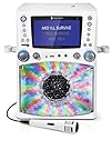Singing Machine STVG785BTW Karaoke mit 3 CD+G's weiß