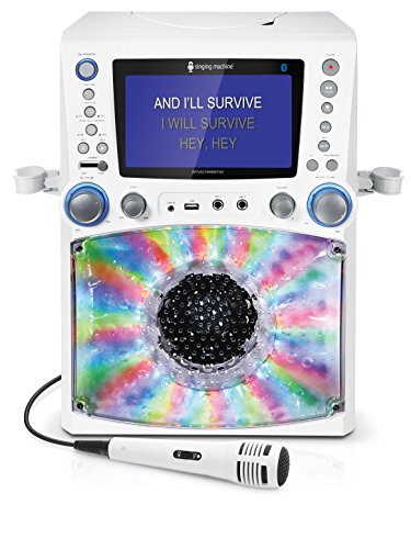 Preisvergleich Produktbild Singing Machine STVG785BTW Karaoke mit 3 CD+G's weiß