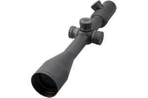 Vector Optics Sentinel 6-24x50 Second Focal Plane (SFP) Riflescope with Red & Green Illuminated Reticle, 30mm Tube, 1/8 MOA per Click Adjustment, Turret Lock System, Free Mount Rings