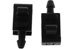 Buwei 2 uds., Boquilla de pulverización de limpiaparabrisas Frontal de Coche para Renault Megane 2 Scenic 2 8200082347