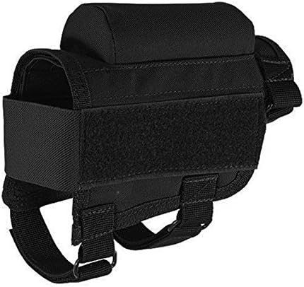 xingbailongAdjustable Buttstock Cheek Rest Pouch Holder with Ammo Carrier Case