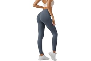 Getervb Leggins Sportivi Donna Push Up Vita Alta Pantacollant Opaco Scrunch Pantaloni Dimagranti Anticellulite Palestra Fitness Senza Cuciture per Yoga Palestra Jogging