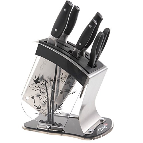 Universal messerblock, unbestückt für 7 Messer und Schere/Wetzstahl - 2