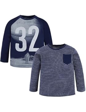 mayoral Jungen Kids Shirt Doppelpack Langarmshirt Print