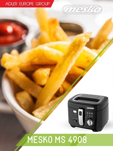 Friteuse mit herausnehmbarem Ölbehälter 2,5 Liter Fritöse 1.800 Watt Fritteuse - 4