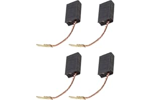 ECSiNG 2 pares Escobillas de carbón 5 x 10 x 16 mm de apagado automático Pieza de repuesto compatible con Kress 1050 FME-P/1050 FME/800 FME/530 FM Accesorios de herramientas eléctricas