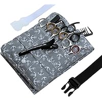 Anker Friseurtasche Grau/Weiß