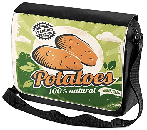 Preisvergleich Produktbild LEotiE SINCE 2004 Umhänge Schulter Tasche Küche Kartoffeln bedruckt