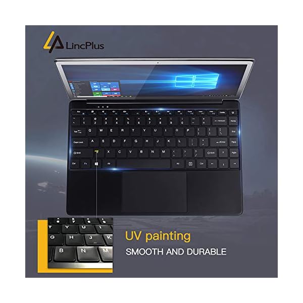 LincPlus P1 Laptop 13.3 inch PC with Windows 10 S 1080P Full HD IPS Notebook Intel Celeron N4020 4GB RAM 64GB eMMC Storage Fanless Slim Netbook - Image 4