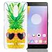 Produktbild ISENPENK Tasche Neu Für Lenovo K6(2016) Hülle Silikon Muster Tiere [Obst Ananas],Lenovo K6(2016) Hülle Silikon Transparent Durchsichtig Case Anti-Scratches wasserdicht Schutzhülle