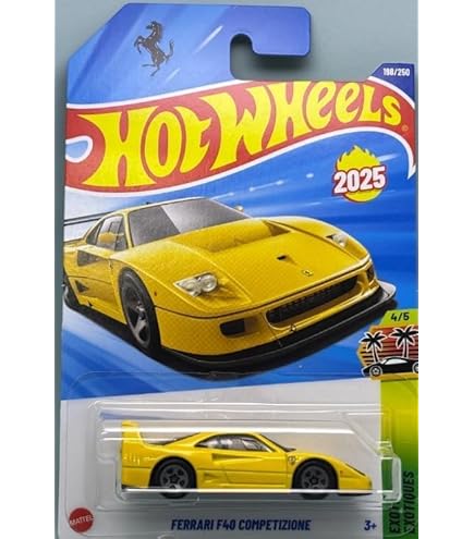 Hot Wheels Ferrari F40 Competizione, HW Exotics 4/5 [red] 198/250