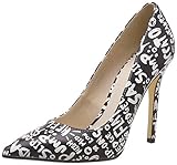 buffalo pumps blau lack  Buffalo Damen Amica Pumps, Mehrfarbig (Black/White 000), 39 EU