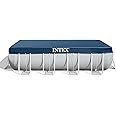 Intex 28037 Copertura per piscina rettangolare, Blu, 389x 184 cm