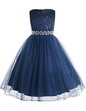 CHICTRY Kinder Mädchen Kleid festlich Lange Brautjungfern Kleider Hochzeit Blumenmädchenkleid Prinzessin Party...