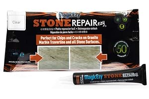 MagicEzy Stone Fix – szybkie naprawy złamanego i pękniętego granitu – marmur, kwarcu i wszystkich kamieni – przezroczysty uszczelniacz