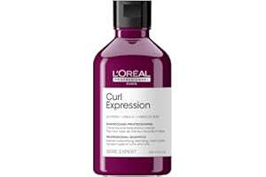 L'Oréal Professionnel Paris Shampoo Crema, Deterge e Idrata Intensamente, Per Capelli Ricci e Voluminosi, Arricchito con Glicerina, Urea H e Semi di Ibisco, Serie Expert Curl Expression, 300 ml