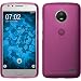 Produktbild PhoneNatic Case für Lenovo Moto E4 (EU Version) Hülle Silikon pink matt + 2 Schutzfolien