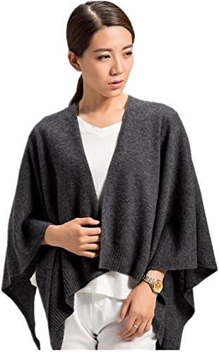 Cozy Pure Wool Autumn and Winter Warm Women Knit Cardigan?Dark Gray?