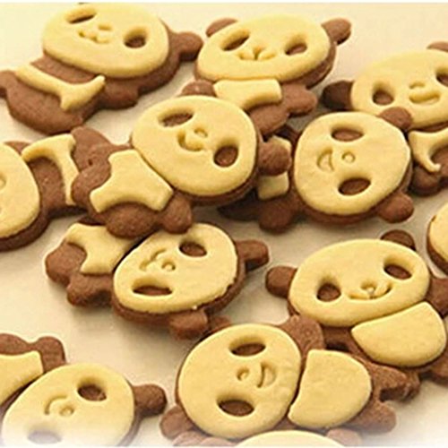 Niedliche Panda-Form Brot Plätzchen Ausstechform Sandwich Toast Maker Form für Party Haus Frühstück DIY 1 Set - 5