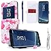Produktbild Yokata Samsung Galaxy S8 Plus Hülle Leder Flip Case Rosa Ledertasche mit Fenster Mobiles Seil Kartenfach Standfunktion Magnet und Weich Silikon Handyhülle Schale Handy Etui Schutzhülle Flamingos Design Muster Protective Cover für Samsung Galaxy S8 Plus (6,2 Zoll) + 1x Kapazitive Feder