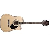 CORT AD880CENSW Elektro-Akustik Gitar, Kılıflı, Naturel Satin