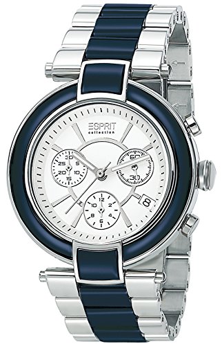 Esprit Collection Damen-Armbanduhr Physis Chronograph Quarz Keramik EL101582F03