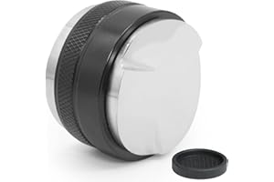 LEUOVE Tamper de Café y Distribuidor 53mm para Filtros Profundidad Ajustable se Adapta a Sage Barista Express Barista Pro de 54mm Portafiltros