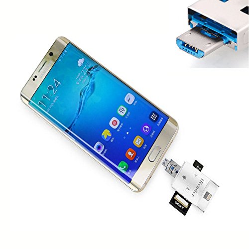 TF SD Kartenleser USB Stick Galaxy S7 S6 S5 iPhone 6 5 Kartenlesegerät Lightning - 4