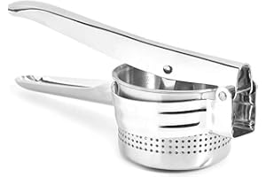 LEDLUX Presse-purée en acier inoxydable écraser les pommes de terre manuel facile à utiliser