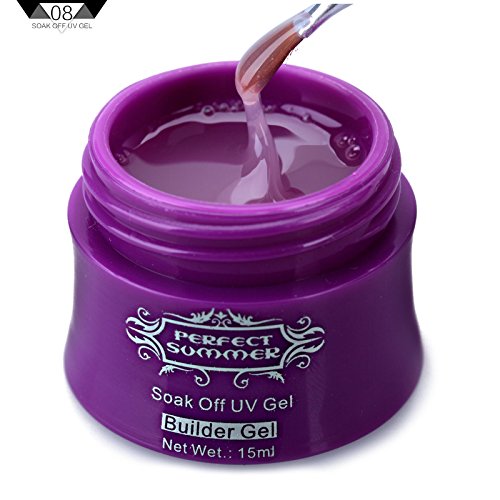 Perfect Summer 1PCS Builder UV GEL Soak Off Extension Gel Tips 14 Colors Available Nail Art Manicure #008