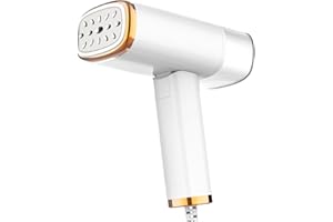 CETOON Foldable Travel Clothes Steamer - Handheld Garment Steamer with Powerful Steam Handheld Clothing Wrinkles Remover with 120ml Detachable Water Tank Iron Portable Mini Fabric Steam Iron for Home Travel