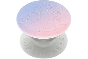 PopSockets PopGrip - Support et Grip pour Smartphone et Tablette avec un Top Interchangeable - Glitter Morning Haze