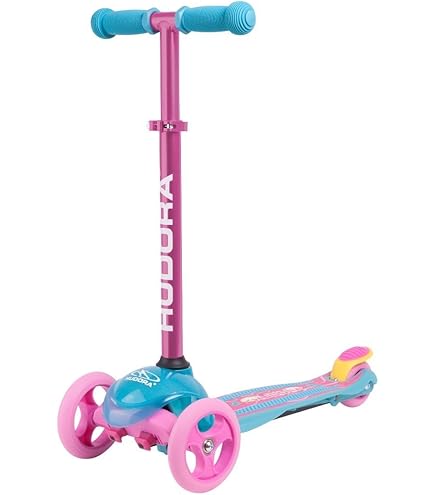 BERG Nexo Trottinette D'équilibre Pour Enfants De 2 Ans, Pliable Et Portable, Trottinette Trois Roues Légère Avec Réglage En Hauteur, Frein à Rétropédalage, Roue Menée
