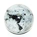 Produktbild 50 mm Rainbow Moonstone Sphere with Black Tourmaline Natural Blue Flash Feldspar Ball Rare Polished Crystal Mineral Stone - India by Healing Crystals India