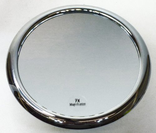 Kosmetik Spiegel Rasier Schmink Extra Starker Saugnapf 7X Zoom BM 2667