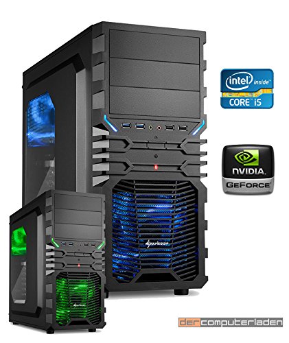 dercomputerladen Gamer PC System Intel, i5-6500 4x3,2 GHz, 8GB DDR4 RAM, 1000GB HDD, nVidia GTX1050 -2GB , Windows 10 (Testversion) Gaming Computer Büro Multimedia