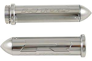 Yana Shiki CA3202P Chrome Standard Style Grip with Pointed Ends for Suzuki Boulevard M109R