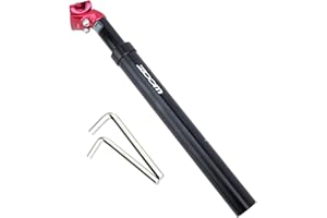 Yongness Tige de Selle à Suspension pour vélo,Tige de Selle à Suspension à Ressort, diamètre 27,2mm, 30,9mm,31,6 mm, adaptée aux vélos électriques,VTT,Descente, vélos de Ville