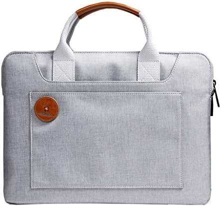 JJC321 Classic Canvas Laptop Briefcase, Unisex Handbag, Business Briefcase Casual Commuter Bag, 3 Colors ( Color : Gray )
