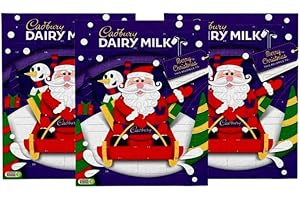 HICOLLECTIONS 3 x Cadbury Dairy Milk Chocolate Advent Calendar for Children 24 Gift - 3 x 90g