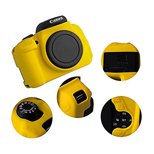 Crisant Case Cover For Canon EOS 700D 700 D Appareil Photo Num  rique Souple gel de TPU silicone Housse Protection coque   tui Pour Canon EOS 700D 700 D Jaune