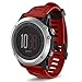 Price comparison product image Fenix 3/Fenix 3 HR Watch Band,SongNi®Sport Soft Silicone Replacement Watch Strap with Tools for Garmin Fenix 3/Fenix 3 HR(Red)