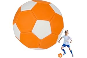 KQWVZ Football Curve Ball, Curve Ball, Size 5, Curve Soccer Ball, Football Curve Ball for Children, EVA Rubber Swerve Ball, Children's Football Ball, Small Sports Ball, Fun