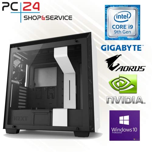 PC24 NZXT GAMER PC | INTEL i9-9900K @8x4,50GHz | 500GB M.2 970 EVO SSD | nVidia GF RTX 2080 mit 8GB RAM | 16GB DDR4 PC2133 RAM G.Skill | Gigabyte Z390 Aorus Pro | Windows 10 Pro | Gaming PC PC24 NZXT GAMER PC | INTEL i9-9900K @8x4,50GHz | 500GB M.2 970 EVO SSD | nVidia GF RTX 2080 mit 8GB RAM | 16GB DDR4 PC2133 RAM G.Skill | Gigabyte Z390 Aorus Pro | Windows 10 Pro | Gaming PC